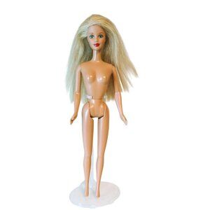 Vintage Bath Boutique Barbie Fashion Doll Nude Blonde Hazel Eyes #22357 1998